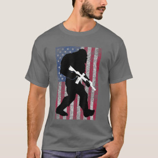 Camiseta Segunda enmienda a gran escala del derecho al tran