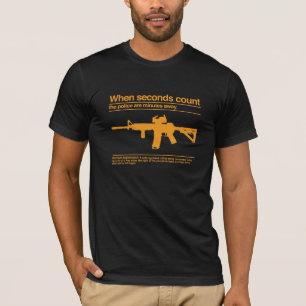 Camiseta Segunda enmienda/AR-15/policía