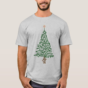 Camiseta Segunda enmienda el árbol de Navidad de Hunter
