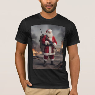 Camiseta Segunda Enmienda Santa Funny Navidades