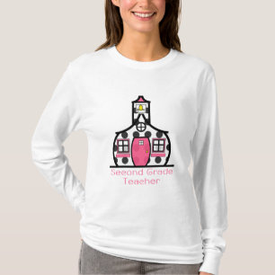 Camiseta Segunda escuela del lunar del profesor del grado
