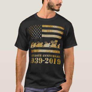 Camiseta Segunda Guerra Mundial 80 Aniversario de Veteranos