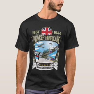 Camiseta Segunda Guerra Mundial Combate Huracán de Hawker