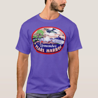 Camiseta Segunda Guerra Mundial recuerda Pearl Harbor 1