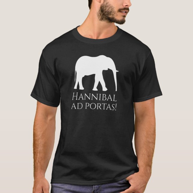 Camiseta Segunda Guerra Púnico Anuncio Hannibal Portas Cart (Anverso)