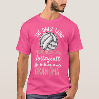 Camiseta Segunda Sesión De Voleibol Para Una Abuela De Vole
