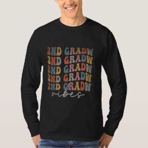 Camiseta Segunda Tripulación De Maestros De 2º Grado Vibes