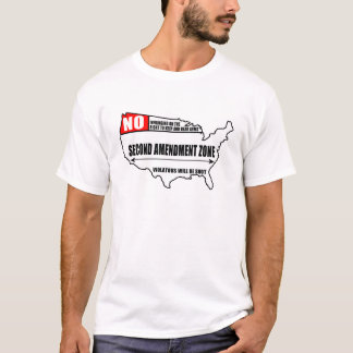 Camiseta Segunda zona de la enmienda (luz)