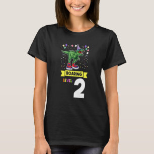 Camiseta Segundo cumpleaños del niño de segundo nivel ruido