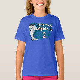 Camiseta Segundo cumpleaños del niño este delfín de Guay es