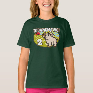 Camiseta ¡Segundo cumpleaños del niño hoy soy dos! Cerdo cú