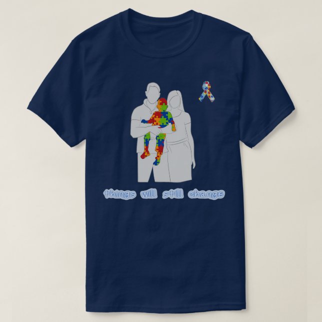 Camiseta segundo día mundial de sensibilización sobre el au (Diseño del anverso)