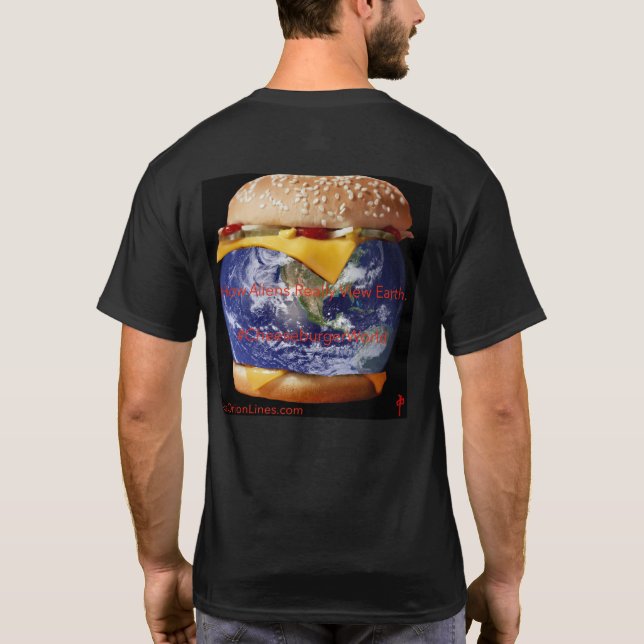 Camiseta Segundo diseño del mundo de Cheeseburger (Reverso)