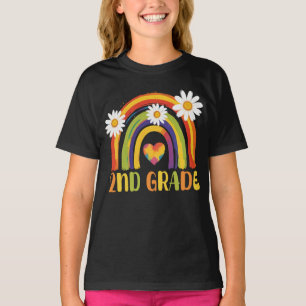 Camiseta Segundo grado Arcoiris de vuelta a la escuela segu