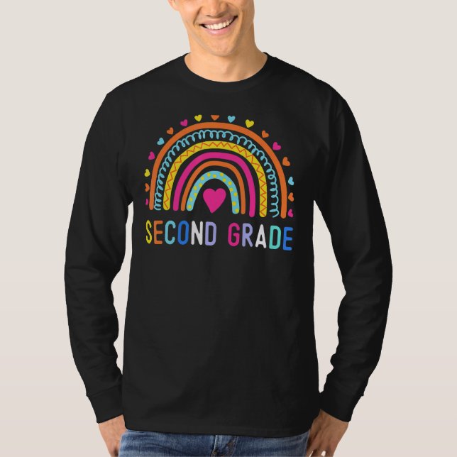 Camiseta Segundo grado Chicas arcoiris Equipo de profesores (Anverso)