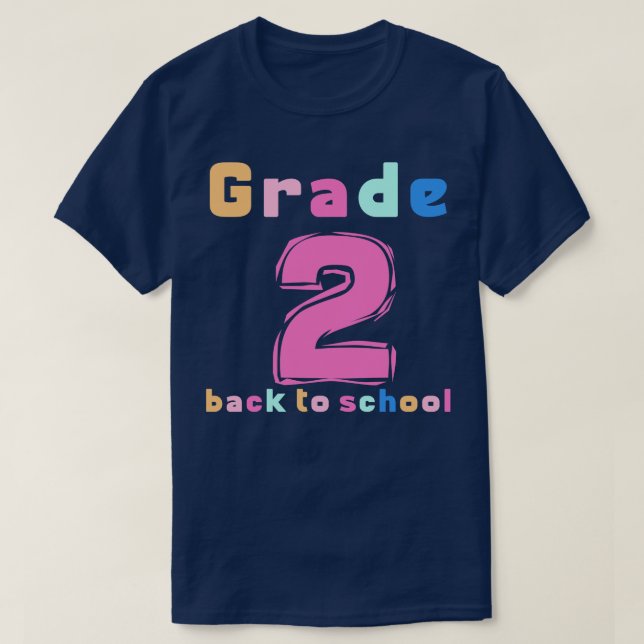 Camiseta Segundo grado Chicas arcoiris profesor de secundar (Diseño del anverso)