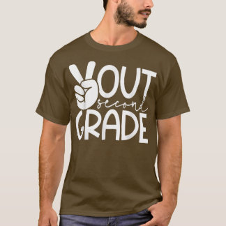 Camiseta Segundo grado de Peace Out el último día de clases