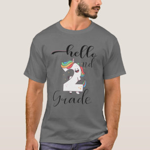 Camiseta Segundo Grado De Unicornio A Segundo Grado