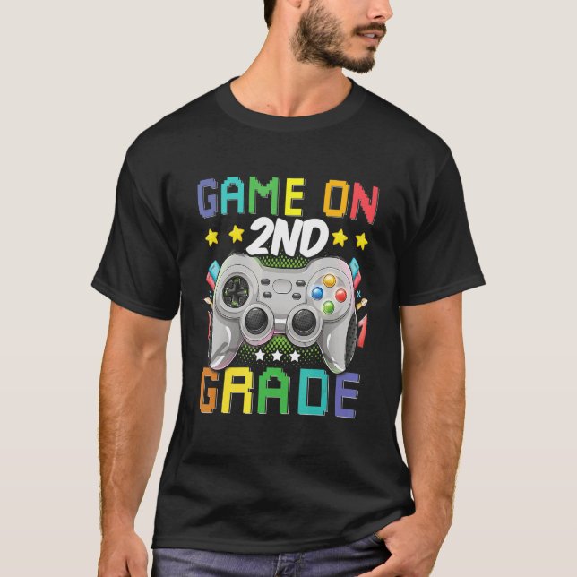 Camiseta Segundo Grado De Vuelta Al Juego De Video Gamer Es (Anverso)
