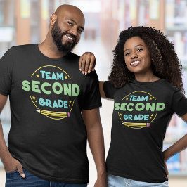 Camiseta Segundo grado del equipo de regreso al profesor es