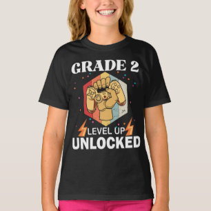 Camiseta Segundo Grado Desbloqueado Nivel De Vuelta A La Es