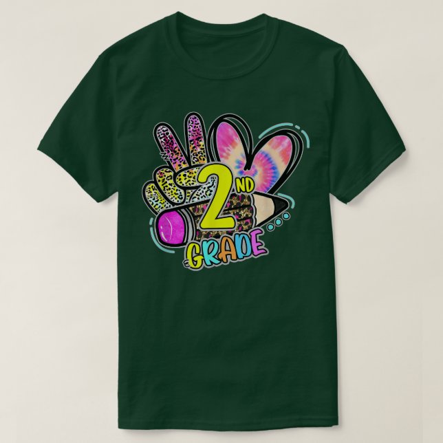 Camiseta Segundo Grado El Último Día De La Escuela Segundo  (Diseño del anverso)