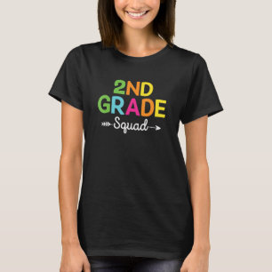 Camiseta Segundo Grado Escuadrón De Regreso A La Escuela De