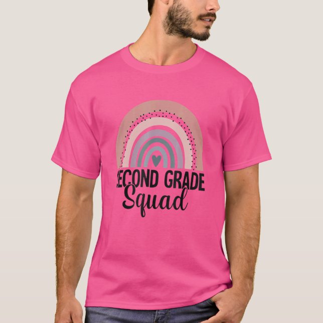Camiseta Segundo grado Escuadrón de segundo grado profesor  (Anverso)