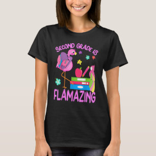Camiseta Segundo Grado: Flamante Flamingo Asombroso Segundo