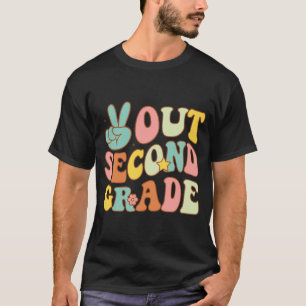 Camiseta Segundo Grado Groovy Últimos Días Escuela 2º Grado
