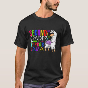 Camiseta Segundo Grado No Prob Llama Equipo Estudiante De S