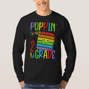 Camiseta Segundo Grado Poppin A Través De La Escuela De Niñ