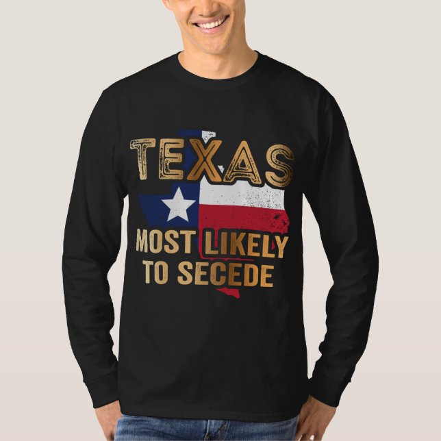 Camiseta Seguramente Texas se separará (Anverso)