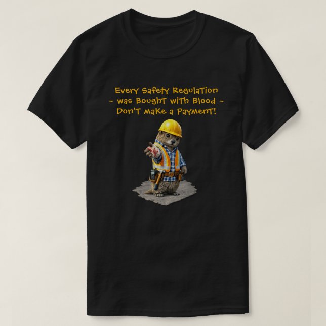 Camiseta "Seguridad" (Diseño del anverso)