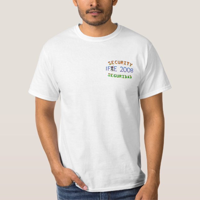 Camiseta Seguridad 2008 de IFGE (Anverso)
