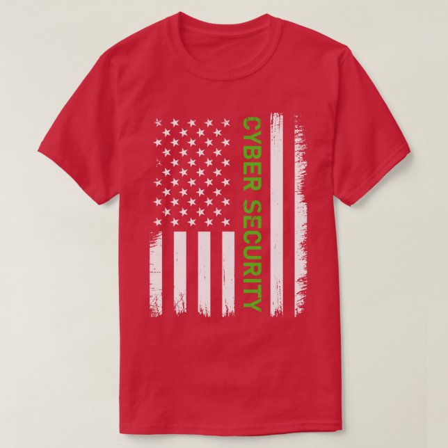 Camiseta Seguridad cibernética (Diseño del anverso)
