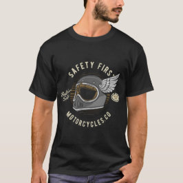 Camiseta Seguridad clásica de motocicletas primero
