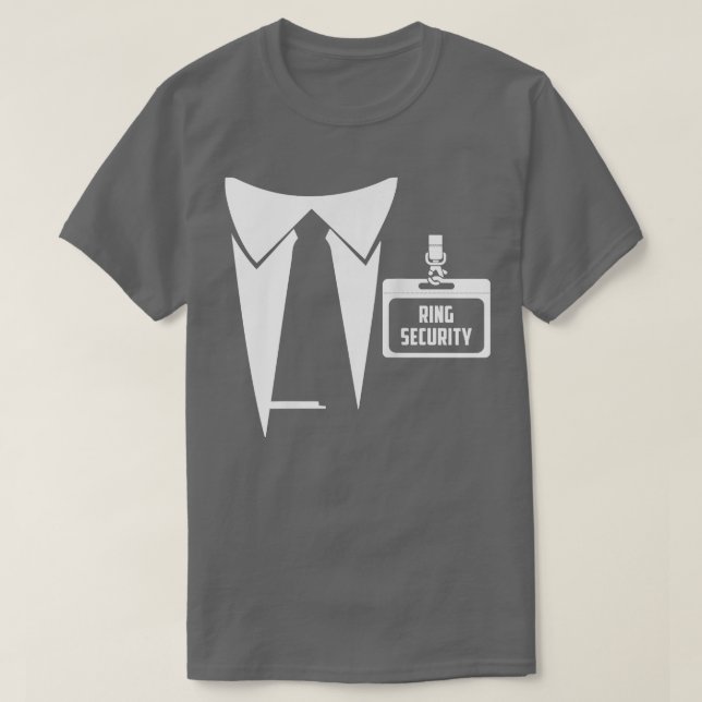 Camiseta Seguridad de Anillo, Tuedo I (Diseño del anverso)