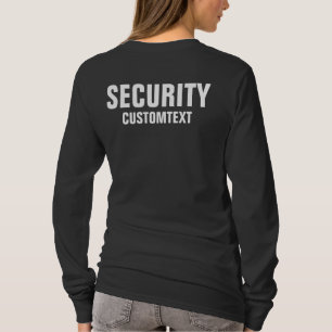 Camiseta Seguridad de doble cara frontal y trasera para muj
