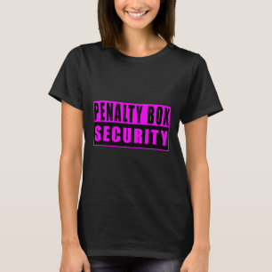 Camiseta Seguridad de la caja de penalización divertida hoc