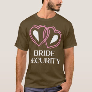 Camiseta Seguridad de la Novia Cortejo de Boda Osito Portad