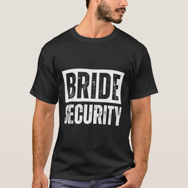 Camiseta Seguridad de la Novia Niños  (Anverso)