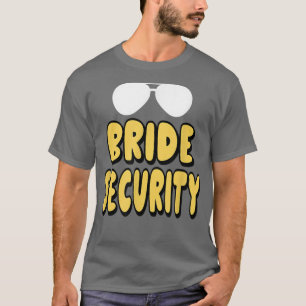 Camiseta Seguridad de la novia sobrino Hermano Hermano Prim