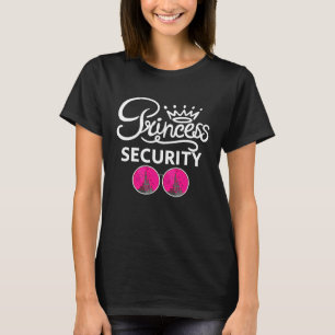 Camiseta Seguridad De La Princesa Dice Por El Novio Papá Br