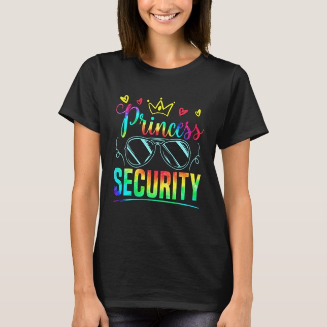 Camiseta Seguridad de la princesa Protección de la princesa (Anverso)