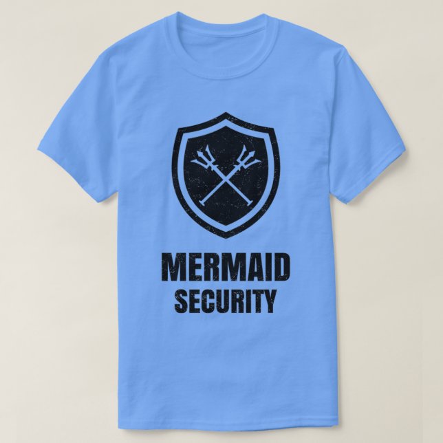 Camiseta Seguridad de la sirena (Diseño del anverso)