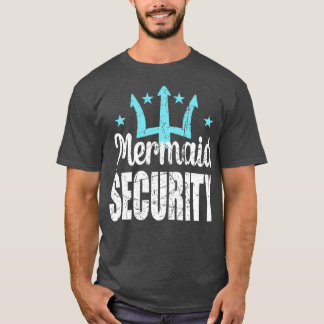 Camiseta Seguridad de la Sirvienta Merdad Mermen Mermaid Da
