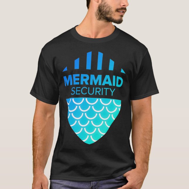 Camiseta Seguridad de Merman Mermaid _1 (Anverso)