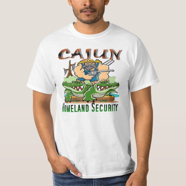 Camiseta Seguridad de patria de Cajun (Anverso)