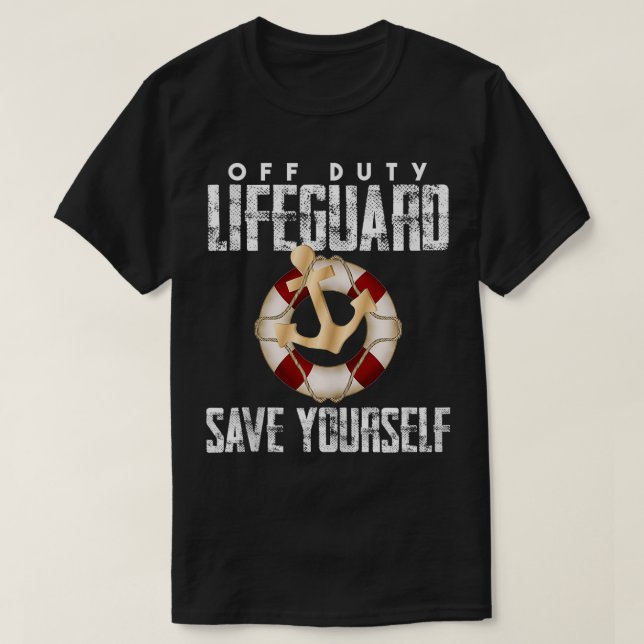 Camiseta Seguridad de salvaguarda de seguridad y protección (Diseño del anverso)